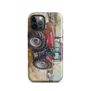 The Tractor Mugs Store iPhone 12 Pro McCormick MTX 150 Signature Edition Splash Art | Tough Case for iPhone® Quality Farmers Merch