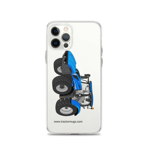 The Tractor Mugs Store iPhone 12 Pro New Holland T6 180 Methane | Clear Case for iPhone® Quality Farmers Merch