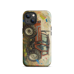 The Tractor Mugs Store iPhone 13 FIAT 110-90 DT Splash Art | Tough Case for iPhone® Quality Farmers Merch
