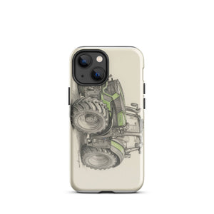The Tractor Mugs Store iPhone 13 mini Deutz-Fahr 9340 Pencil Sketch | Tough Case for iPhone® Quality Farmers Merch