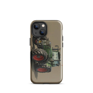 The Tractor Mugs Store iPhone 13 mini Fendt Favorit 818 Oil Painting | Tough Case for iPhone® Quality Farmers Merch