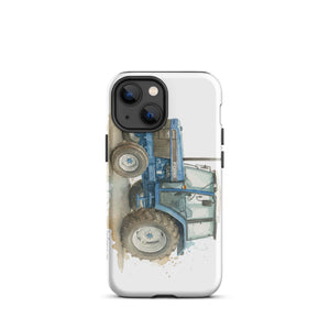 The Tractor Mugs Store iPhone 13 mini Ford 6640 Watercolor | Tough Case for iPhone® Quality Farmers Merch