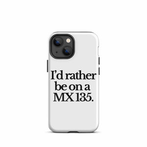 The Tractor Mugs Store iPhone 13 mini I'D RATHER BE ON A MX 135 | Tough Case for iPhone® Quality Farmers Merch