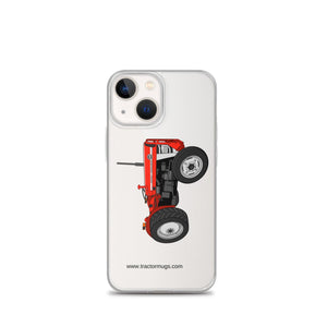 The Tractor Mugs Store iPhone 13 mini Massey Ferguson 135 with cab  |  Clear Case for iPhone® Quality Farmers Merch