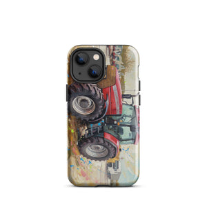 The Tractor Mugs Store iPhone 13 mini McCormick MTX 150 Signature Edition Splash Art | Tough Case for iPhone® Quality Farmers Merch