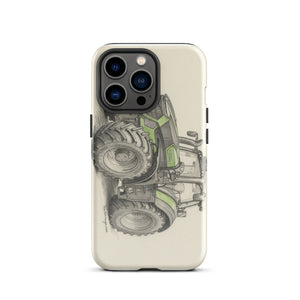 The Tractor Mugs Store iPhone 13 Pro Deutz-Fahr 9340 Pencil Sketch | Tough Case for iPhone® Quality Farmers Merch