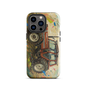 The Tractor Mugs Store iPhone 13 Pro FIAT 110-90 DT Splash Art | Tough Case for iPhone® Quality Farmers Merch