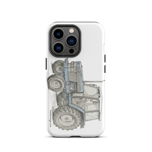 The Tractor Mugs Store iPhone 13 Pro Ford 6640 Pencil Sketch | Tough Case for iPhone® Quality Farmers Merch