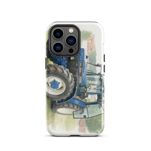 The Tractor Mugs Store iPhone 13 Pro Ford 7840 Watercolor | Tough Case for iPhone® Quality Farmers Merch