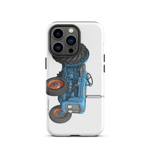 The Tractor Mugs Store iPhone 13 Pro FORDSON Dexta Cartoon Illustration | Tough Case for iPhone® Quality Farmers Merch