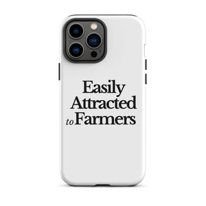 The Tractor Mugs Store iPhone 13 Pro Max EASILY ATTRACTED TO FARMERS | Tough Case for iPhone® Quality Farmers Merch