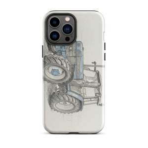 The Tractor Mugs Store iPhone 13 Pro Max Ford 8340 Pencil-Sketch | Tough Case for iPhone® Quality Farmers Merch
