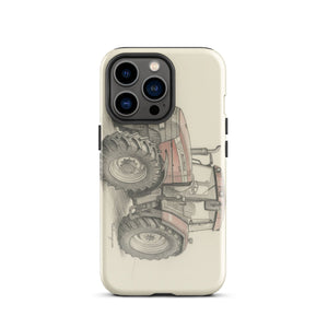 The Tractor Mugs Store iPhone 13 Pro McCormick MTX 150 Signature Edition Pencil Sketch | Tough Case for iPhone® Quality Farmers Merch