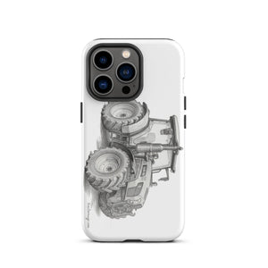 The Tractor Mugs Store iPhone 13 Pro SAME Explorer 105 (Stage V) Pencil Sketch | Tough Case for iPhone® Quality Farmers Merch