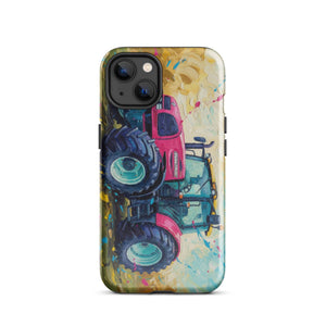 The Tractor Mugs Store iPhone 13 Renault ares 696 rz Splash Art | Tough Case for iPhone® Quality Farmers Merch