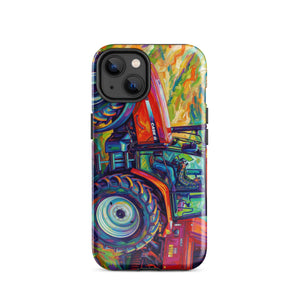 The Tractor Mugs Store iPhone 14 CASE MX 130 | Splash Art Tough Case for iPhone® Quality Farmers Merch