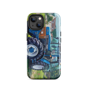 The Tractor Mugs Store iPhone 14 Ford 7840 Splash Art | Tough Case for iPhone® Quality Farmers Merch