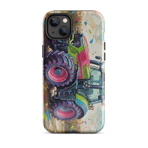 The Tractor Mugs Store iPhone 14 Plus Deutz-Fahr 9340 Splash Art | Tough Case for iPhone® Quality Farmers Merch
