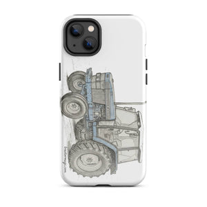 The Tractor Mugs Store iPhone 14 Plus Ford 6640 Pencil Sketch | Tough Case for iPhone® Quality Farmers Merch