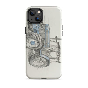 The Tractor Mugs Store iPhone 14 Plus Ford 8340 Pencil-Sketch | Tough Case for iPhone® Quality Farmers Merch