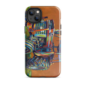 The Tractor Mugs Store iPhone 14 Plus Massey Ferguson 168 | Splash Art Tough Case for iPhone® Quality Farmers Merch
