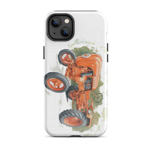 The Tractor Mugs Store iPhone 14 Plus Porsche Diesel A111 Watercolor | Tough Case for iPhone® Quality Farmers Merch
