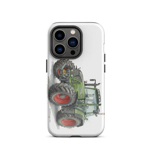 The Tractor Mugs Store iPhone 14 Pro Fendt Favorit 818 Watercolor | Tough Case for iPhone® Quality Farmers Merch