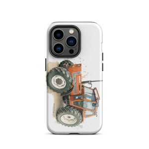 The Tractor Mugs Store iPhone 14 Pro FIAT 110-90 DT Watercolor | Tough Case for iPhone® Quality Farmers Merch