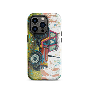 The Tractor Mugs Store iPhone 14 Pro FIAT 90-90 DT Splash Art | Tough Case for iPhone® Quality Farmers Merch