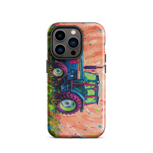 The Tractor Mugs Store iPhone 14 Pro Ford 6640 Splash Art | Tough Case for iPhone® Quality Farmers Merch