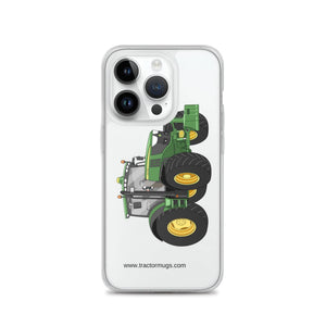 The Tractor Mugs Store iPhone 14 Pro John Deere 6125 R | Clear Case for iPhone® Quality Farmers Merch