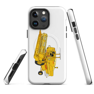 The Tractor Mugs Store iPhone 14 Pro Max Clayson 8060 Combine Harvester | MagSafe® tough case for iPhone® Quality Farmers Merch