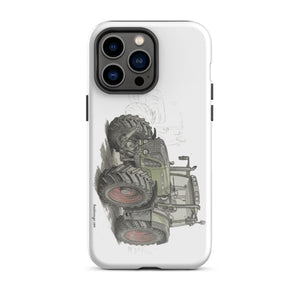 The Tractor Mugs Store iPhone 14 Pro Max Fendt Favorit 818 Pencil Sketch | Tough Case for iPhone® Quality Farmers Merch