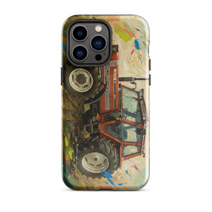 The Tractor Mugs Store iPhone 14 Pro Max FIAT 110-90 DT Splash Art | Tough Case for iPhone® Quality Farmers Merch