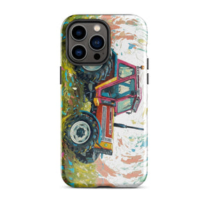 The Tractor Mugs Store iPhone 14 Pro Max FIAT 90-90 DT Splash Art | Tough Case for iPhone® Quality Farmers Merch