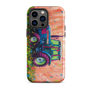 The Tractor Mugs Store iPhone 14 Pro Max Ford 6640 Splash Art | Tough Case for iPhone® Quality Farmers Merch