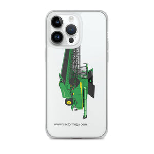 The Tractor Mugs Store iPhone 14 Pro Max John Deere X9 1100 Combine | Clear Case for iPhone® Quality Farmers Merch