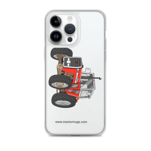 The Tractor Mugs Store iPhone 14 Pro Max Massey 595 | Clear Case for iPhone® Quality Farmers Merch