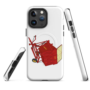 The Tractor Mugs Store iPhone 14 Pro Max Taarup tipvogn T3 Trailer | MagSafe® tough case for iPhone® Quality Farmers Merch