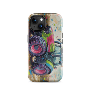 The Tractor Mugs Store iPhone 15 Deutz-Fahr 9340 Splash Art | Tough Case for iPhone® Quality Farmers Merch