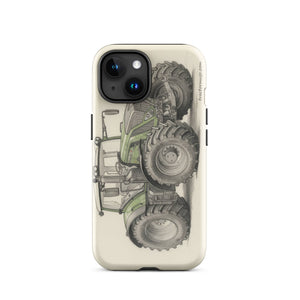 The Tractor Mugs Store iPhone 15 Fendt 930 Vario S4 Pencil Sketch | Tough Case for iPhone® Quality Farmers Merch