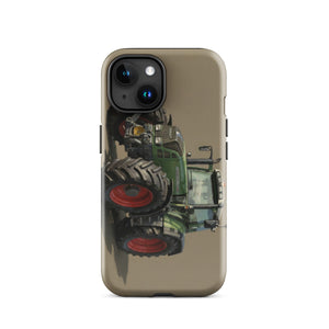 The Tractor Mugs Store iPhone 15 Fendt Favorit 818 Oil Painting | Tough Case for iPhone® Quality Farmers Merch