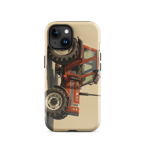 The Tractor Mugs Store iPhone 15 FIAT 90-90 DT Oil Painting | Tough Case for iPhone® Quality Farmers Merch