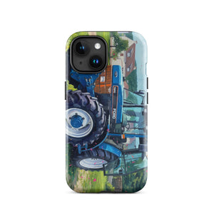 The Tractor Mugs Store iPhone 15 Ford 7840 Splash Art | Tough Case for iPhone® Quality Farmers Merch