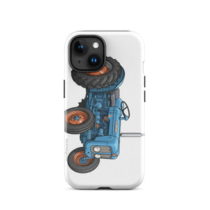 The Tractor Mugs Store iPhone 15 FORDSON Dexta Cartoon Illustration | Tough Case for iPhone® Quality Farmers Merch