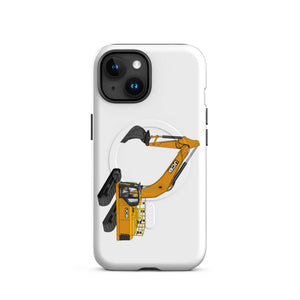 The Tractor Mugs Store iPhone 15 JCB 370 LC | MagSafe® tough case for iPhone® Quality Farmers Merch