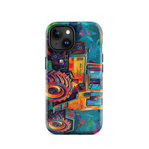 The Tractor Mugs Store iPhone 15 MB TRAC 1100 | Splash Art Tough Case for iPhone® Quality Farmers Merch