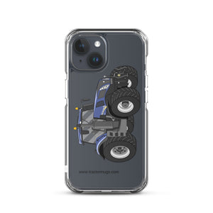 The Tractor Mugs Store iPhone 15 New Holland T8 435 | Clear Case for iPhone® Quality Farmers Merch