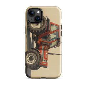 The Tractor Mugs Store iPhone 15 Plus FIAT 90-90 DT Oil Painting | Tough Case for iPhone® Quality Farmers Merch