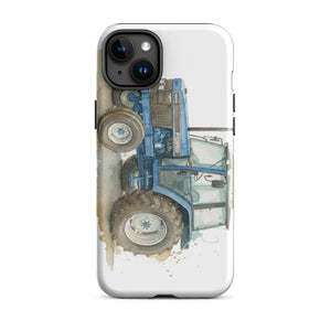 The Tractor Mugs Store iPhone 15 Plus Ford 6640 Watercolor | Tough Case for iPhone® Quality Farmers Merch